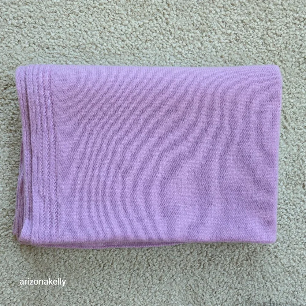 NWT Halogen Nordstrom Cashmere Scarf Lavender Purple Fair Trade
